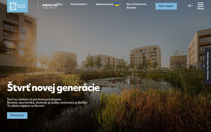 Screenshot of borybyvanie.sk