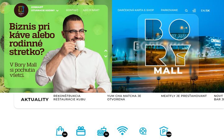 Screenshot of borymall.sk