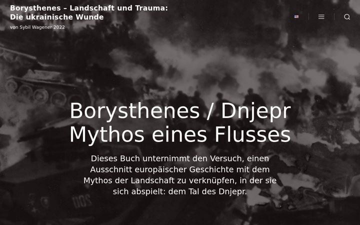 Screenshot of borysthenes-landschaft-trauma.eu