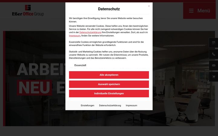 Screenshot of bos-buero.de