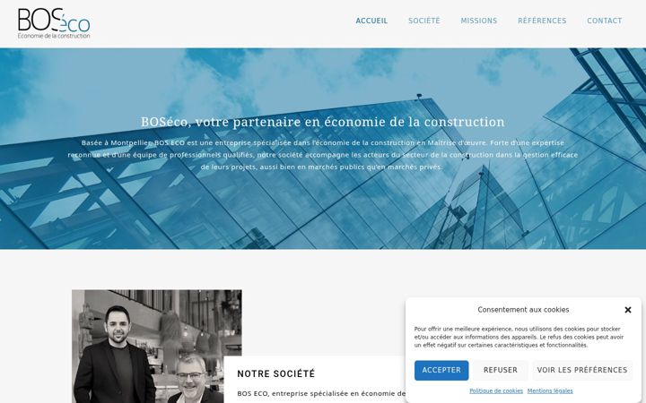 Screenshot του bos-eco.fr