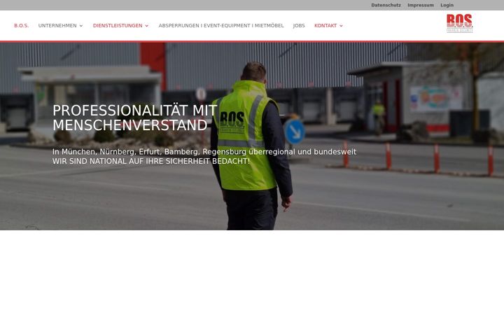 Screenshot of bos-franken.de