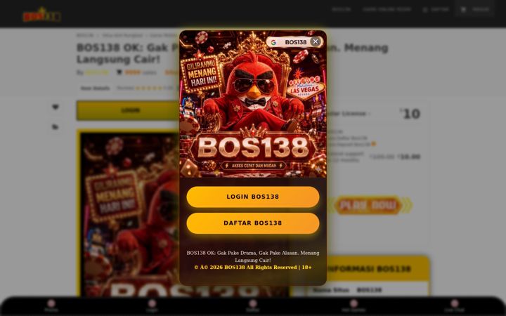 Screenshot of bos138ok.com