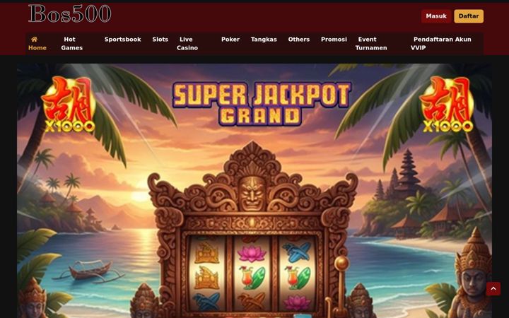 Screenshot of bos500.org