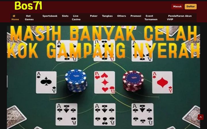 Screenshot of bos71.com