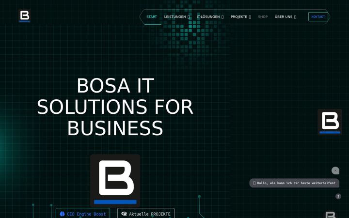 Screenshot of bosa-it.de