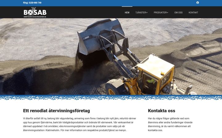 Screenshot of bosab.nu