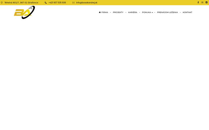 Screenshot of bosakandrej.sk