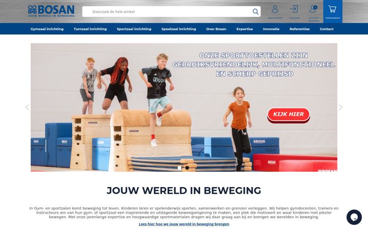 Screenshot of bosan.nl