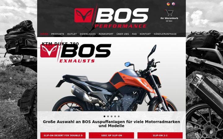 Screenshot of bosauspuff.de