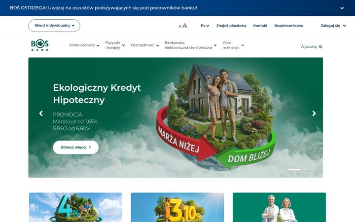 Screenshot di bosbank.pl