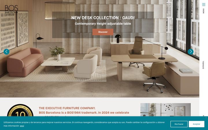 Screenshot of bosbarcelona.com