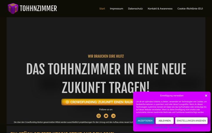 Screenshot of boscamp.de