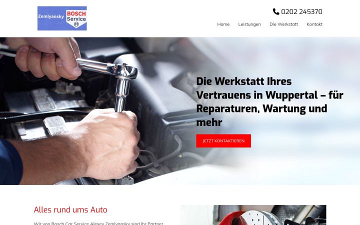 Екранна снимка на bosch-car-service-zemlyansky.de