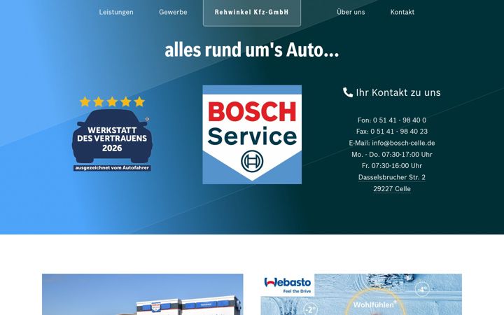 Screenshot of bosch-celle.de