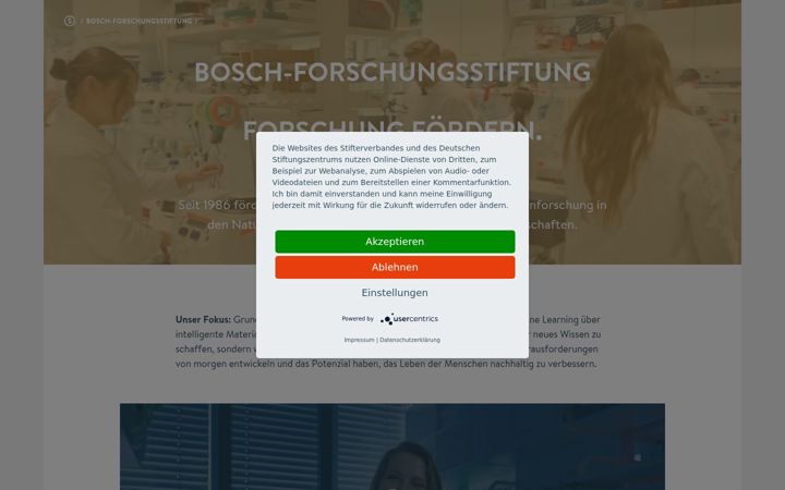 Screenshot of bosch-forschungsstiftung.de