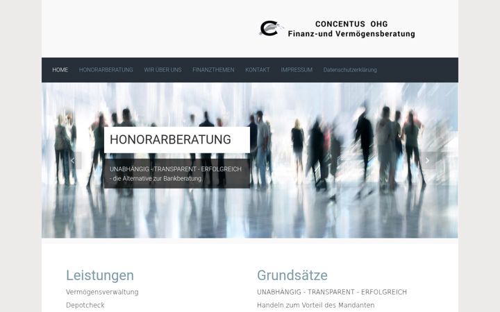 Screenshot of bosch-hamann-finanz.de