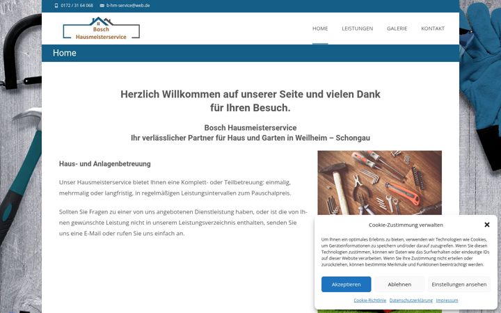 Screenshot of bosch-hm-service.de