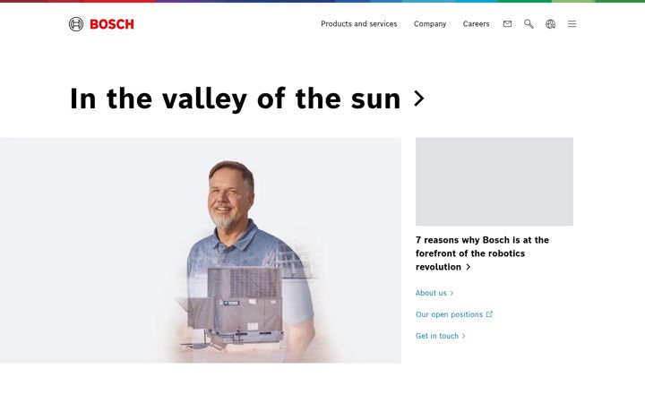 Screenshot ta' bosch.com