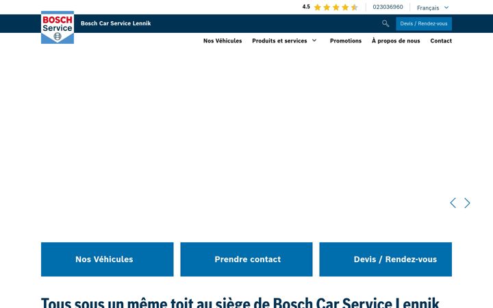 Screenshot of boschcarservicelennik.be