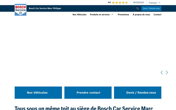 Screenshot of boschcarservicemarcphilippe.be