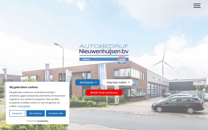 Zrzut ekranu boschcarservicenieuwenhuijsen.nl