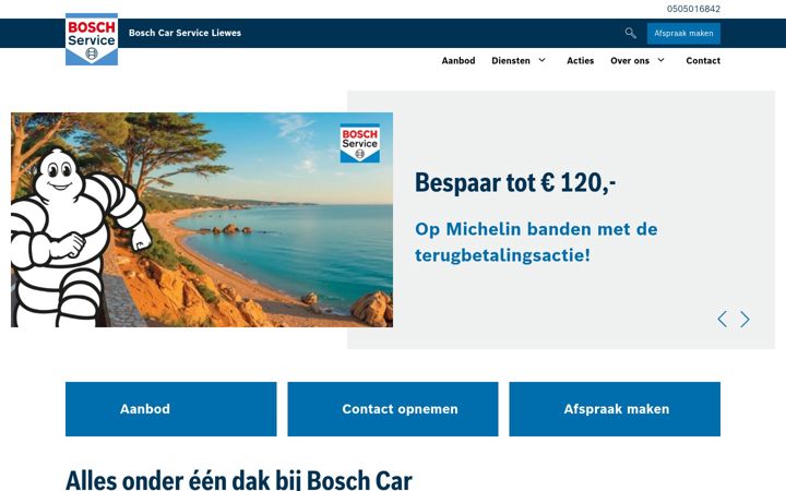 Screenshot of boschcarserviceroden.nl