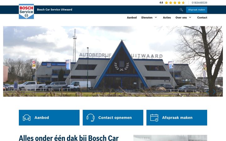 Zrzut ekranu boschcarserviceuitwaard.nl