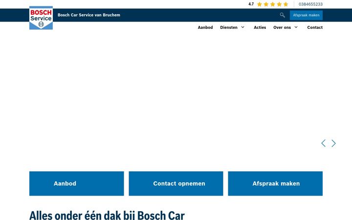 Zrzut ekranu boschcarservicezwolle.nl
