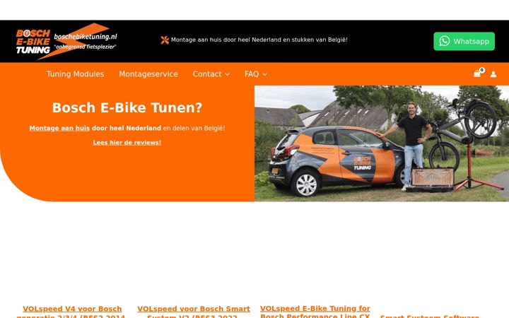 Zrzut ekranu boschebiketuning.nl