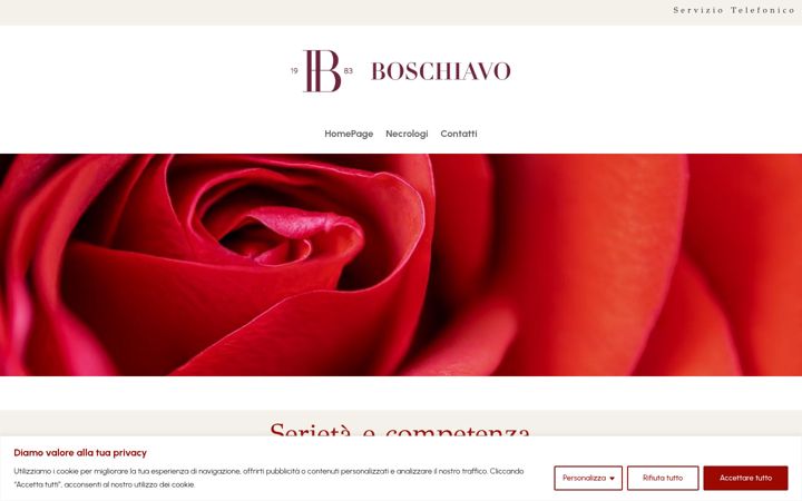 Екранна снимка на boschiavo.it