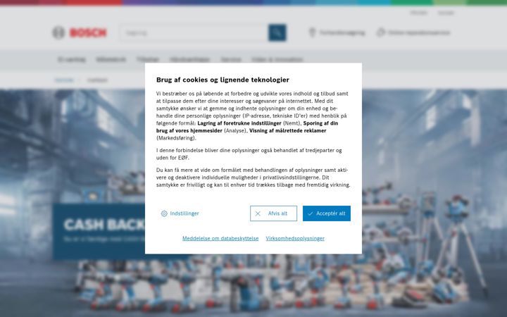 Screenshot of boschkampagne.dk