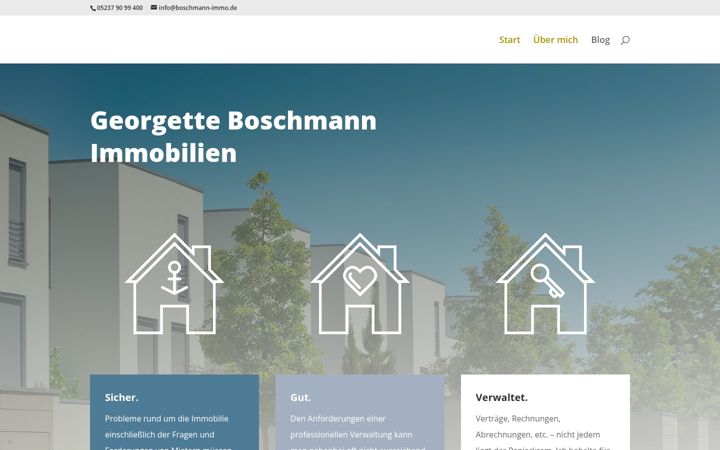 Screenshot of boschmann-immo.de