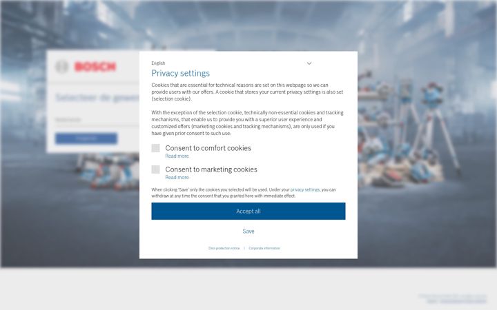 Screenshot of boschproacties.be