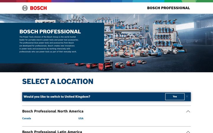 Screenshot of boschprofessional.nl