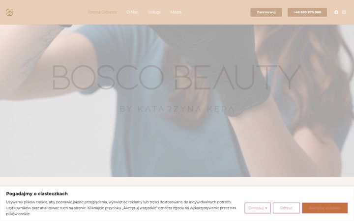 Screenshot of bosco-beauty.pl