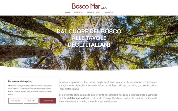 Screenshot of boscomar.it