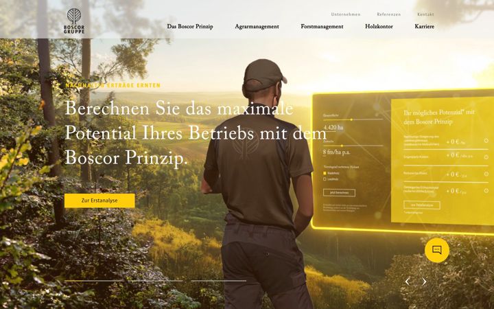 Screenshot of boscor.de