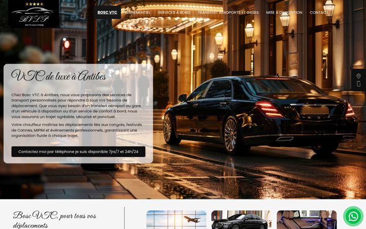 Screenshot of boscvtc.fr