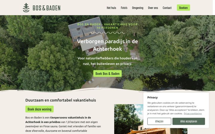 Screenshot of bosenbaden.nl