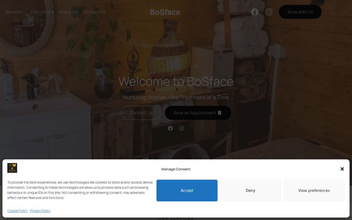 Screenshot of bosface.com
