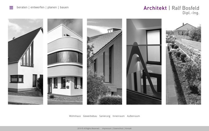 Screenshot di bosfeld-architekt.de
