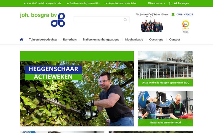 Screenshot of bosgra.nl