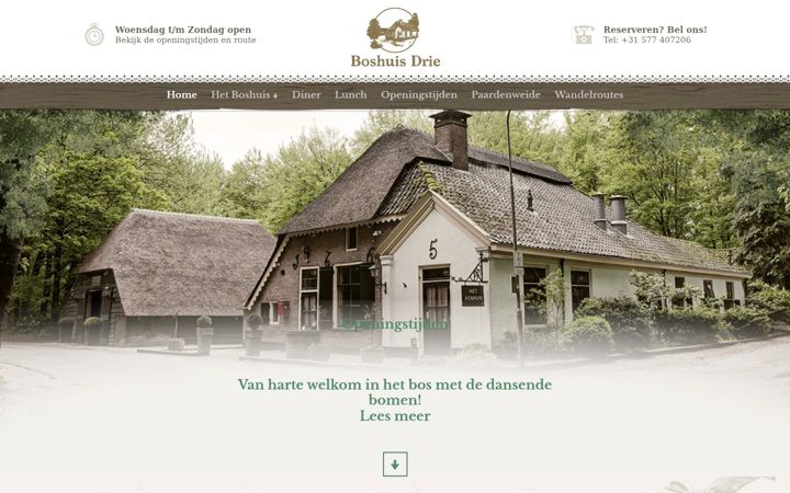 Screenshot of boshuisdrie.nl
