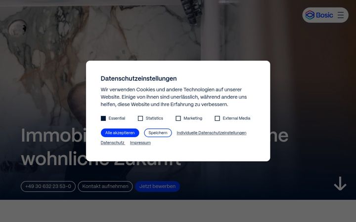 Screenshot of bosic.de