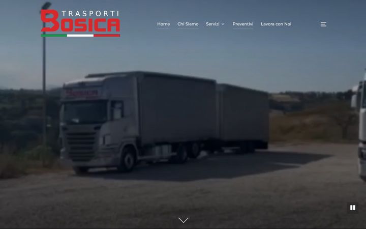 Screenshot of bosicatrasporti.it