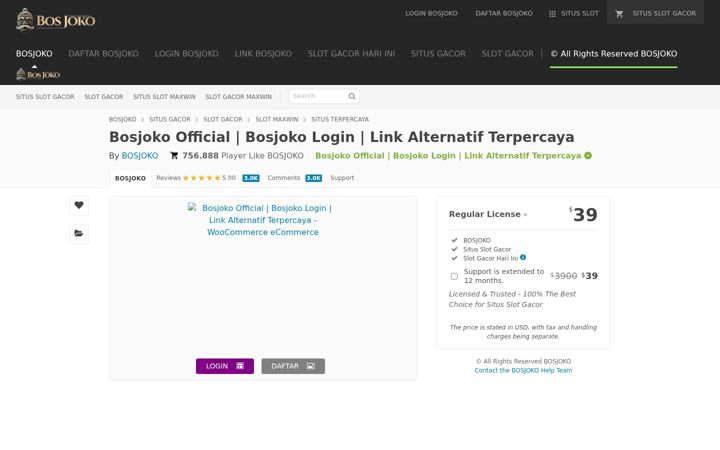Screenshot of bosjoko007.it.com