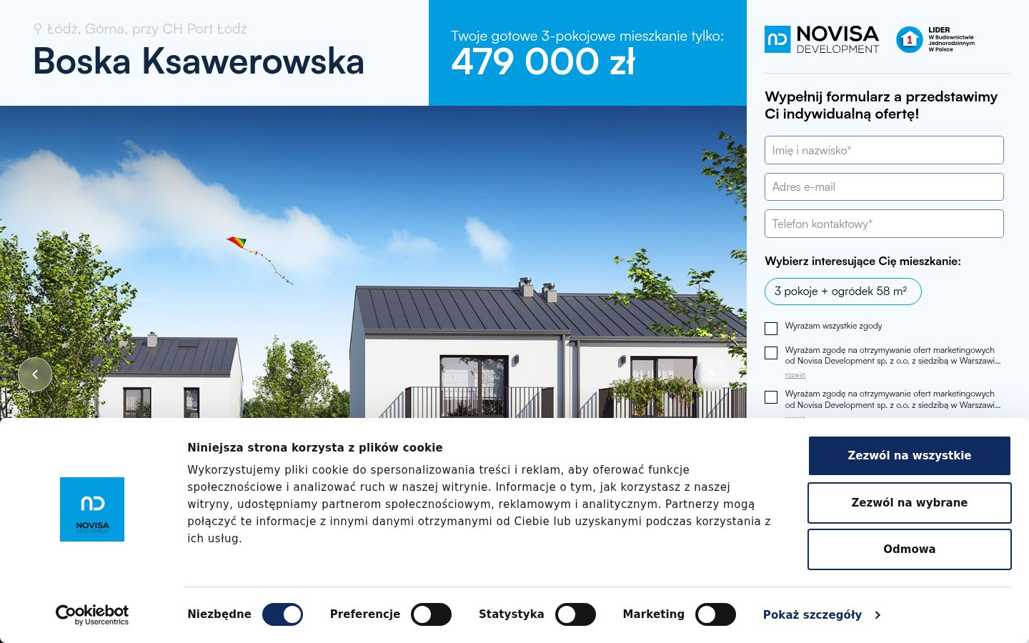 Sutikimo reklamjuostės, rodytos prieš bet kokią sąveiką, ekrano kopija