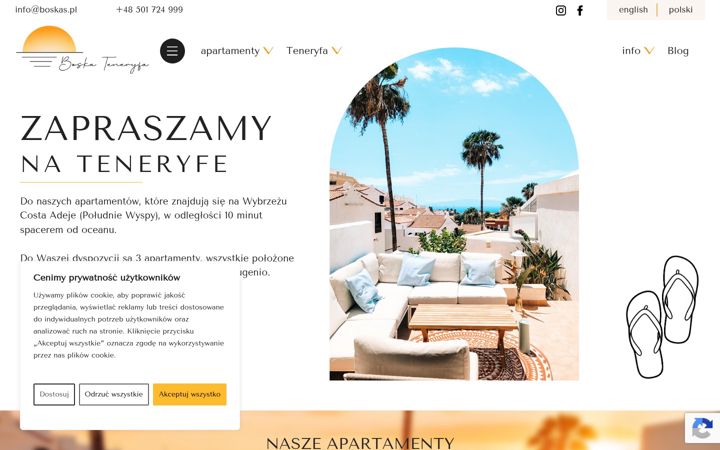 Screenshot of boskateneryfa.pl