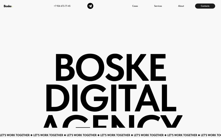 Screenshot of boske.ru